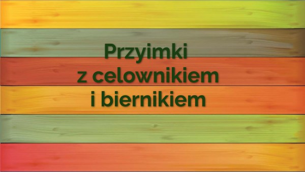 Przyimki z celownikiem i biernikiem | Genially