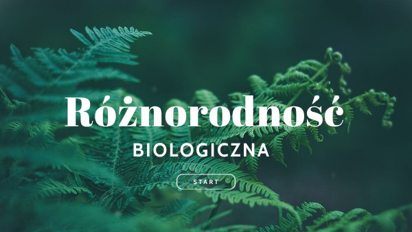 różnorodność biologiczna