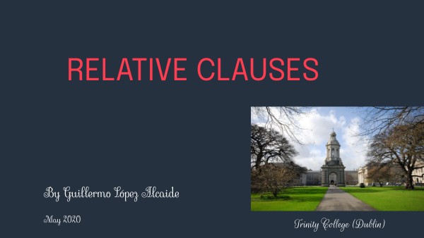RELATIVE CLAUSES | Genially