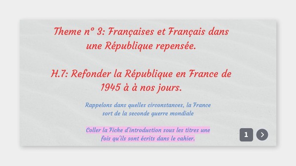 GPRF et 4eme republique | Genially