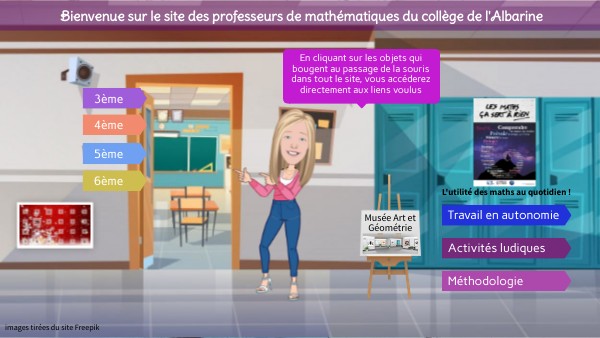 Site profs math Albarine | Genially