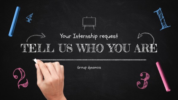 Internship request - Group dynamics | Genially