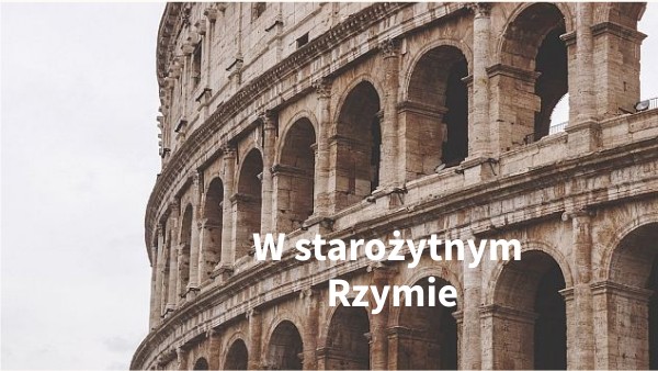 Historia W Starożytnym Rzymie 4 Klasa Wykreslanka Strona 83 Cwiczenia