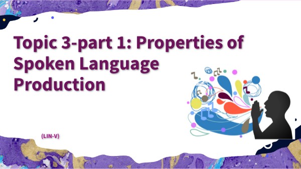 Speech production | Genially