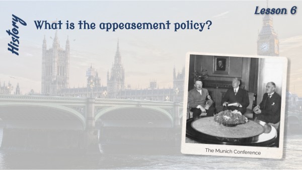 Lesson 6 - Appeasement policy | Genially