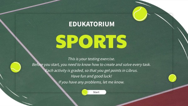 sports - testing exercises | Genially