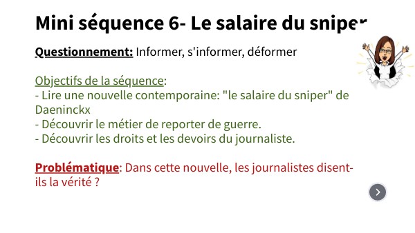 Le salaire du sniper LC | Genially