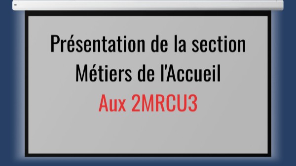PROJECTION PRESENTATION | Genially