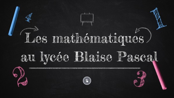 Présentation Maths Lycée | Genially