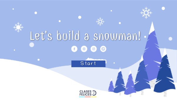 Let's build a snowman!