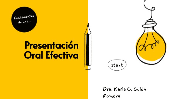 Presentación Oral Efectiva | Genially