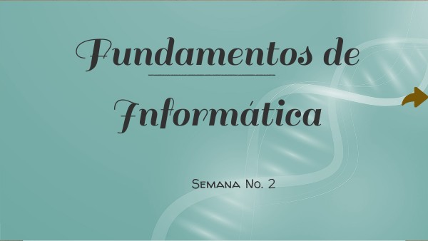 Clase 2 Fund. Informática
