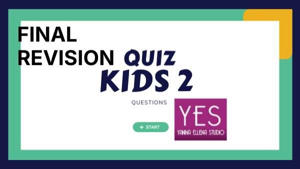 kids 2 QUIZ 2024 | Genially