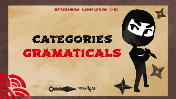 TEORIA CATEGORIES GRAMATICALS | Genially