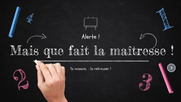 Mais où est passée la maîtresse ? (Ce1-Cm2) | Genially