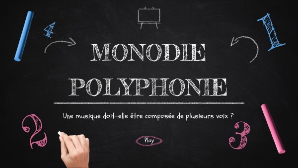 Page De Garde De La Monodie A La Polyphonie view.genially.com
