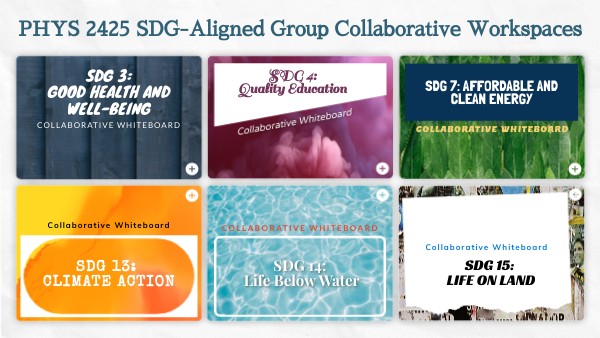 SDG-Aligned Group Collaborative Workspaces | Genially