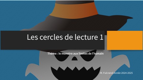 Les cercles de lecture Monstres | Genially