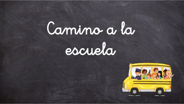 Camino a la escuela