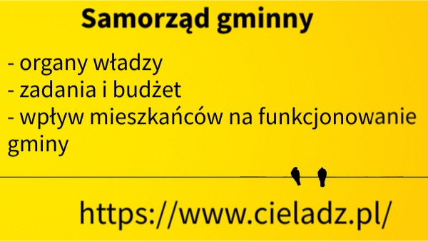 WOS. Samorząd gminny | Genially