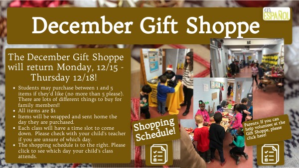 December Gift Shoppe! | Genially