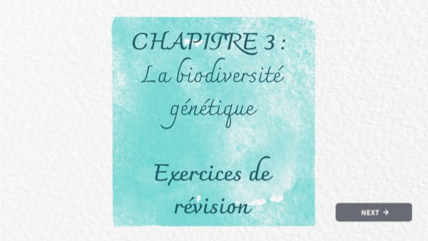 Révisions chapitre 3 | Genially