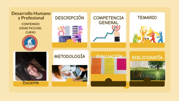 PRESENTACIÓN CURSO DESARROLLO HUMANO Y PROFESIONAL 2024