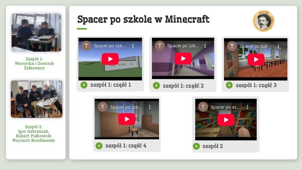 Spacer po szkole w Minecraft | Genially