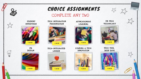 Choice Assignments | Genially