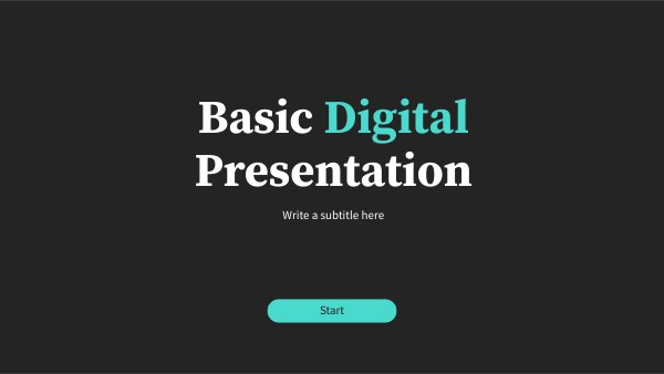 BASIC DIGITAL PRESENTATION | Genially