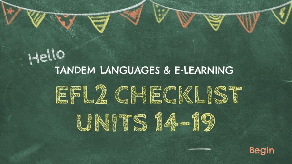 CHECKLIST 14-19 A2 | Genially