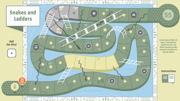 SNAKES AND LADDERS | Genially