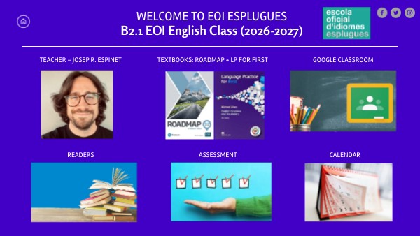 B2.1 Introduction 2025-2026 | Genially