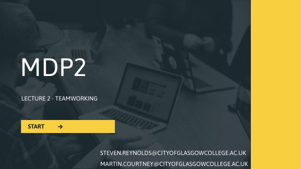 LECTURE 2 - TEAMWORK | Genially