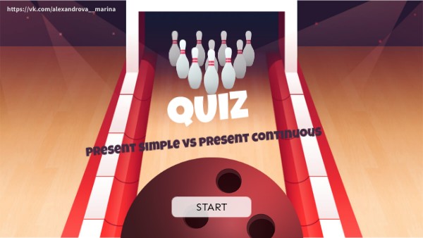 Present Simple vs Present Continuous QUIZ | Genially