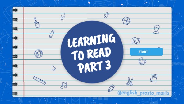Learning to read 3 | Genially