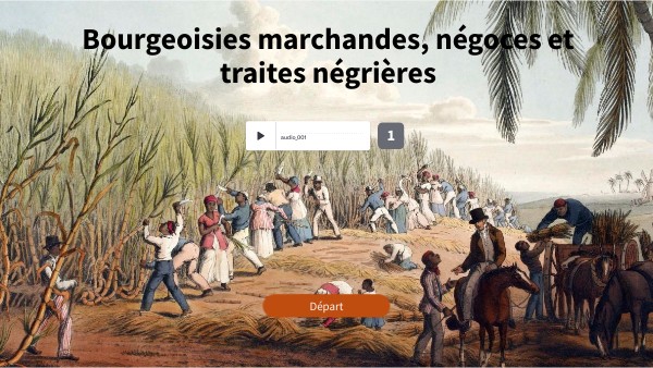 Bourgeoisies marchandes, négoces et traites négrières