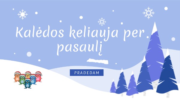 Kalėdos keliauja per pasaulį | Genially
