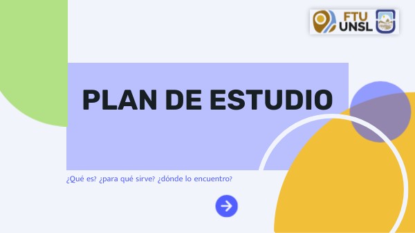 Plan de estudios para ingreso | Genially