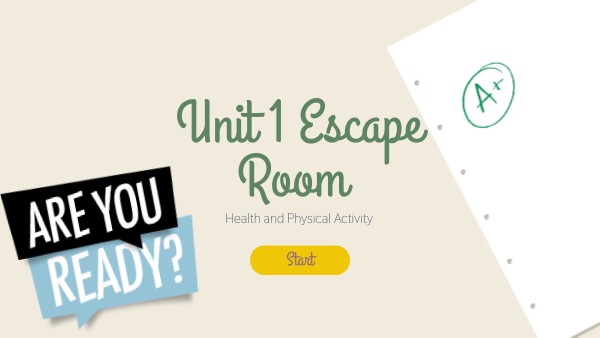 Unit 1 EDUCATION ESCAPE ROOM | Genially