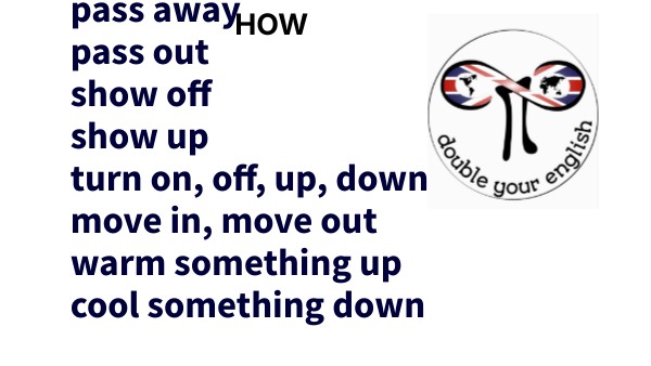 phrasal verbs part 2 | Genially