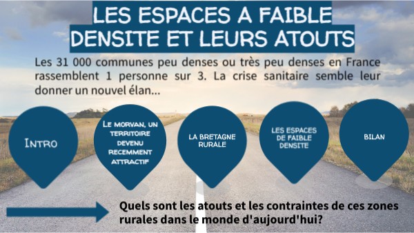 3EMES LES ESPACES A FAIBLE DENSITE ET LEURS ATOUTS | Genially