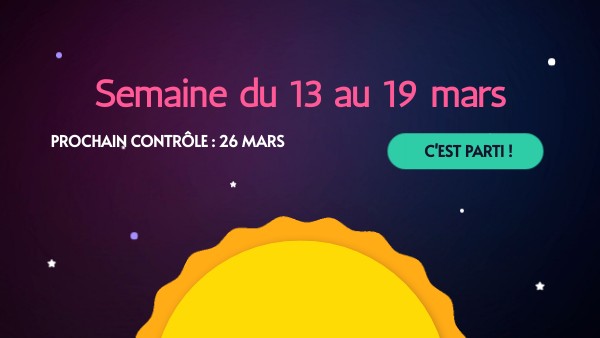 25- 14 au 20 mars - 403 | Genially