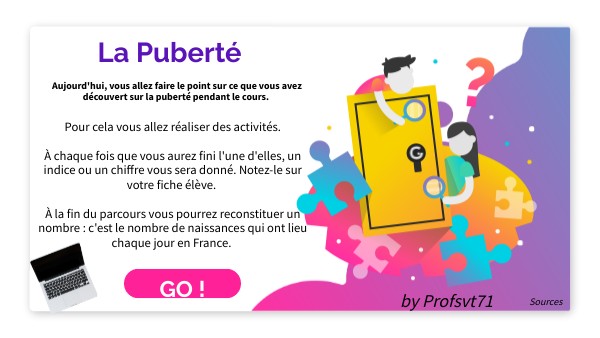 Expert de la Puberté (sans ateliers pratiques) | Genially