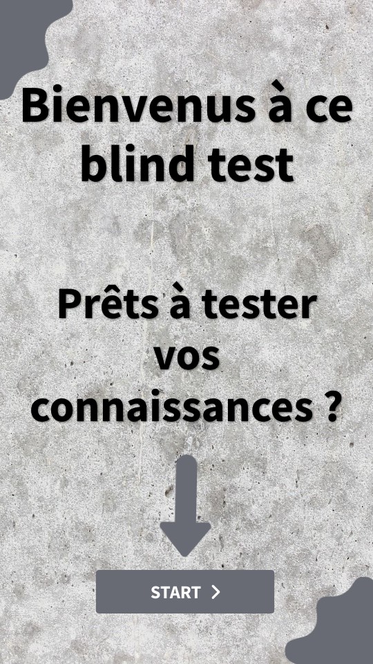 Blind test champs d'application