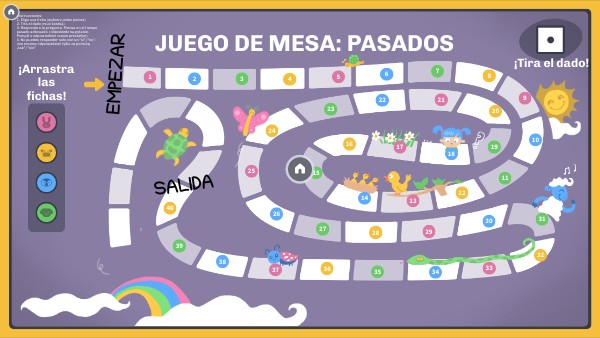 Juego de mesa: pasado | Genially