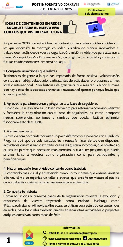 POST INFORMATIVO CCCLVIII