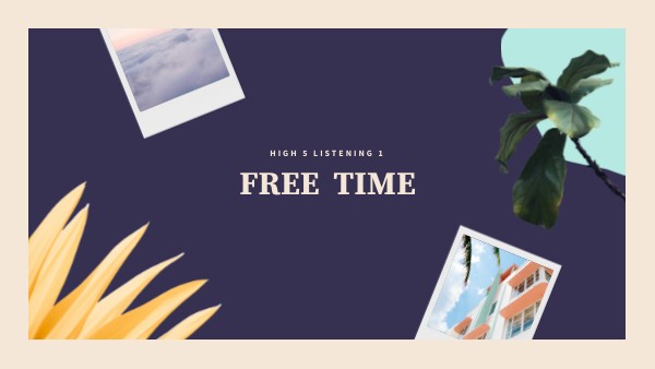 L1 - Free time | Genially