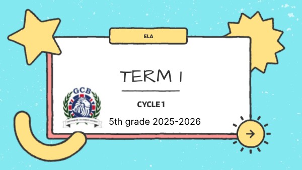 TERM 1-CYCLE 1 2024-25 | Genially