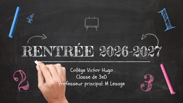 Rentrée 3e 2023-2024 | Genially